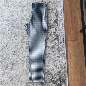 Gingham Ankle Length Pants